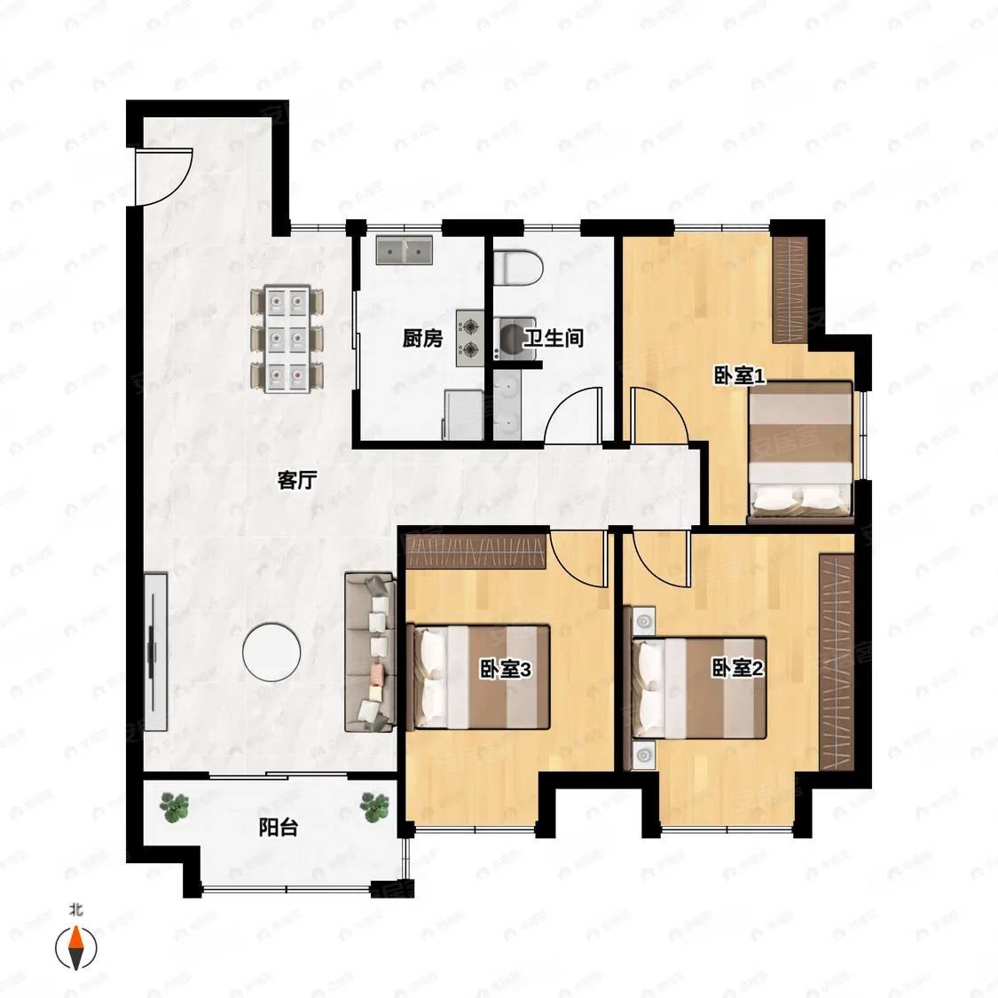 新上急售西子曼城边户通透三房全天采光视野好有钥匙