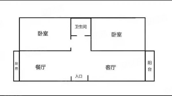 永丰街小区2室2厅1卫86㎡南北46.6万