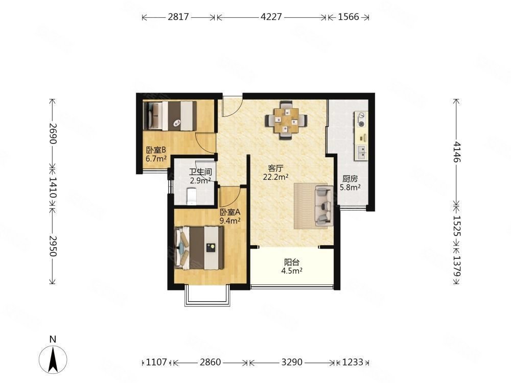 亲水湾花园好楼层实x百中河定桥地铁口低总价价格可谈