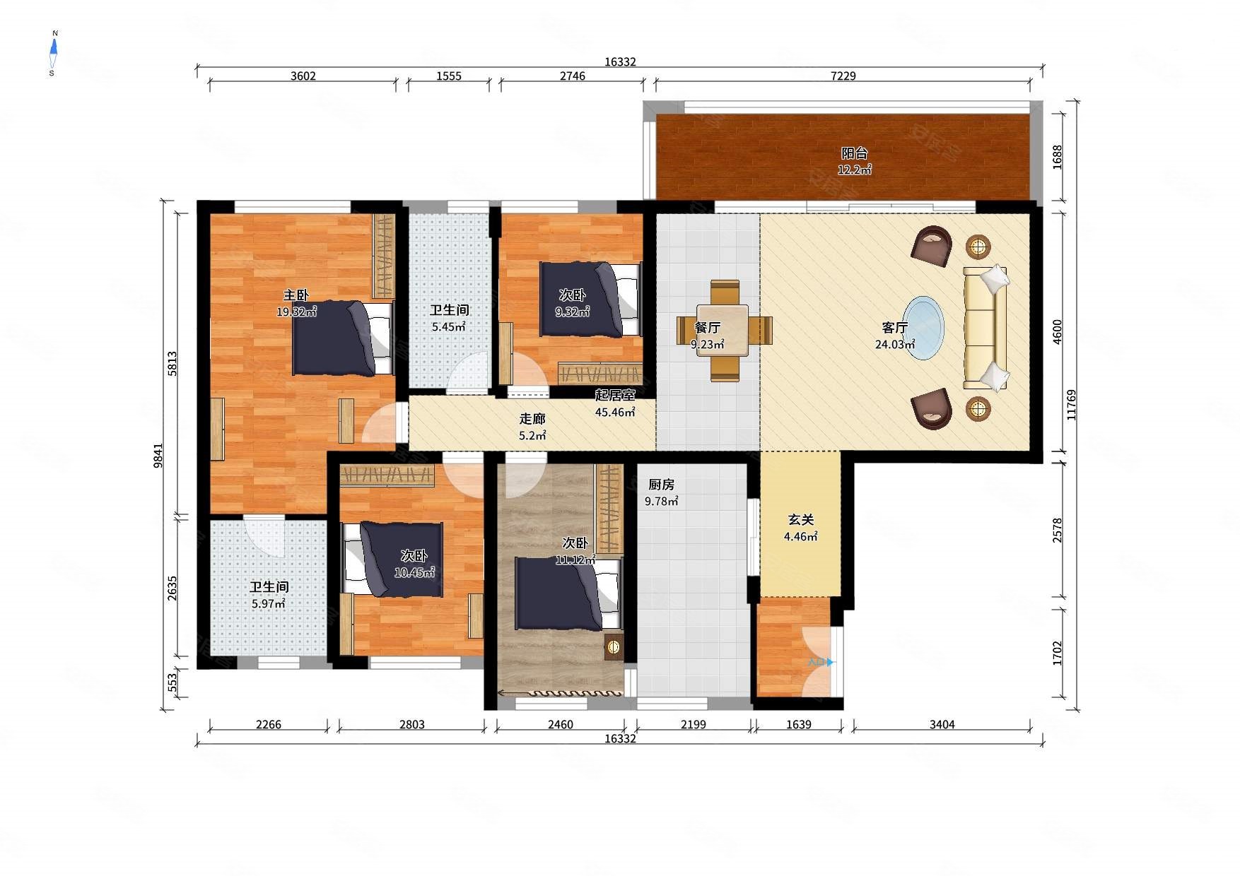 佳兆业君汇上品4室2厅2卫17003600万元