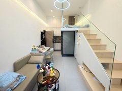 东莞虎门虎门万达中心万科旗下滨海大都会复式一房一厅99新家电 随时可以看房出租房源真实图片