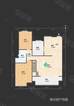 万兴滨江府4室2厅2卫180㎡南北149.9万