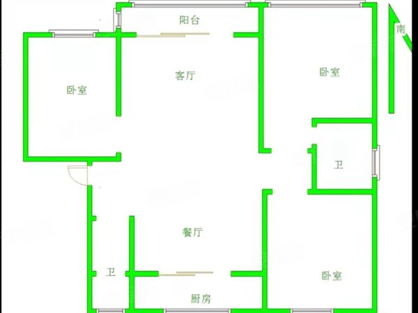 【多图】润城(7区),前卫营租房,万达广场 润城七区 所见即所得 三室两