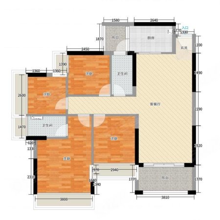 龙湾天元成熟地段户型好!南北对流,视野宽阔!