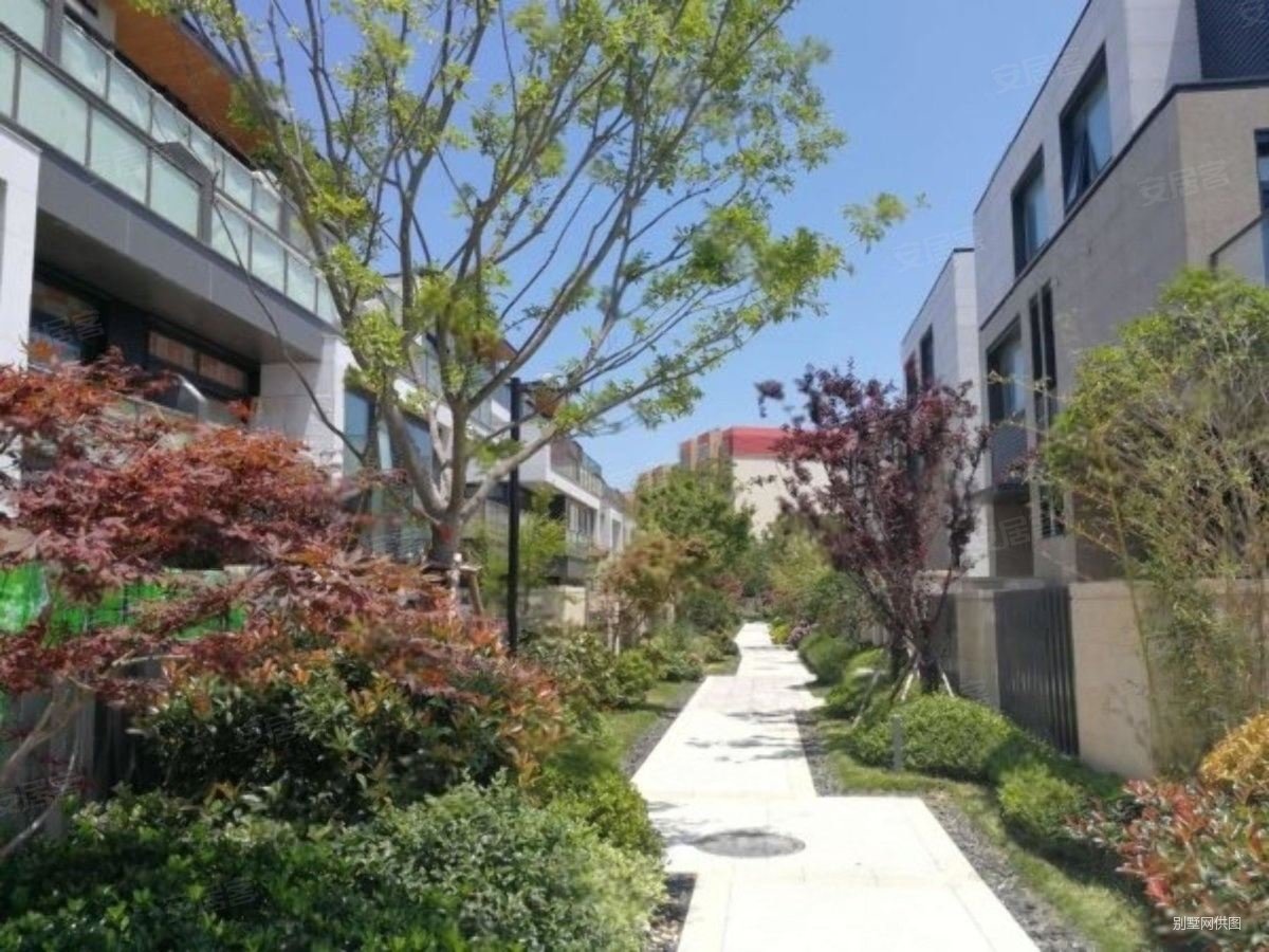 新出海信罗曼别墅为一边户海景别墅,带车库停5辆车 150平院,依云小镇