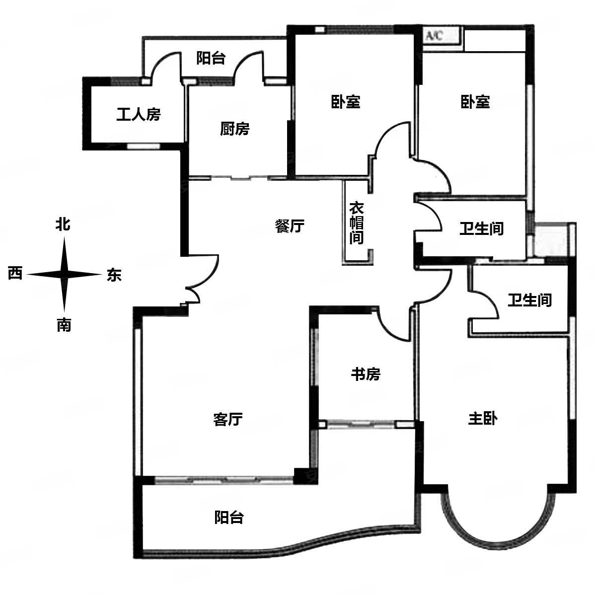 罗马家园四房两厅证满五年高层南北向证满五年810万