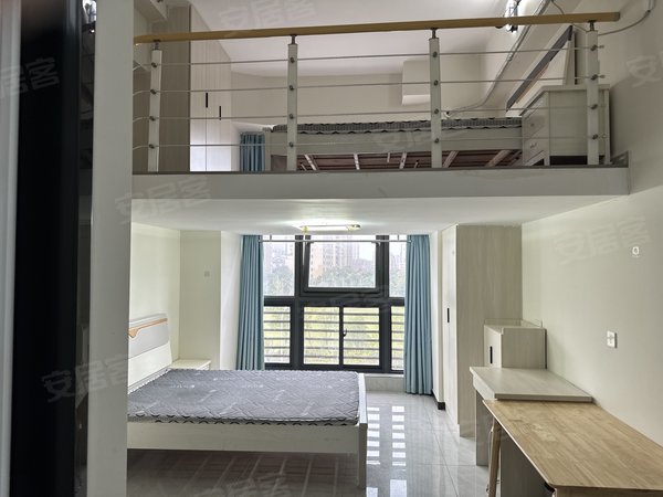 安庆宜秀光彩大市场恒大珺睿府(商住楼)七街弘扬广场!新市立医院旁 新出上下两层精装公寓,停车方便出租房源真实图片