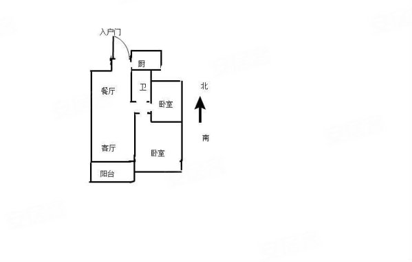 公园18722室2厅1卫74.41㎡南250万