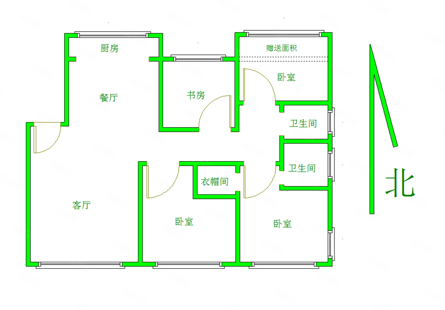 玉兰湾户型图片