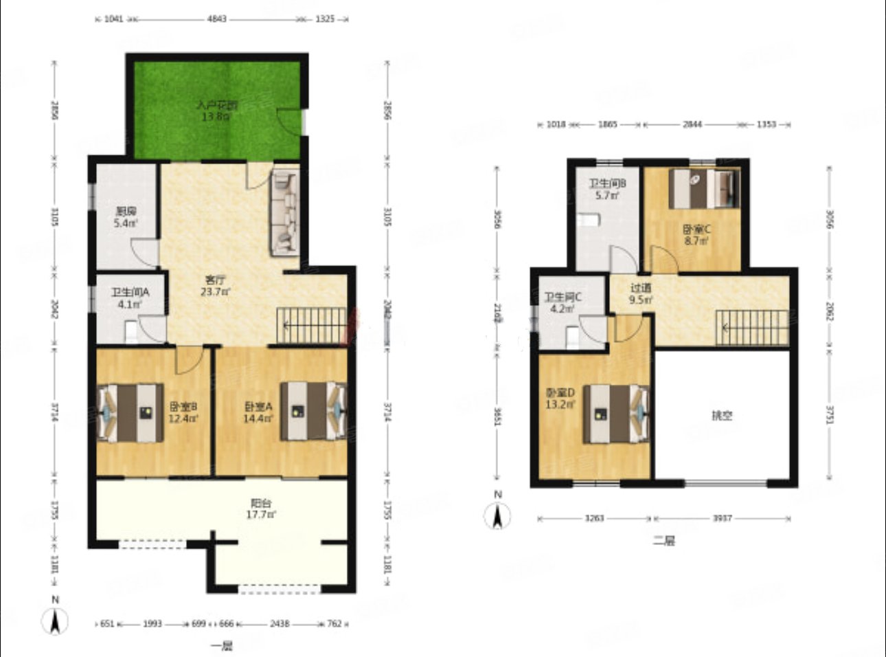 游姐推荐澳海澜庭南北通透复式洋房得房高采光佳满五