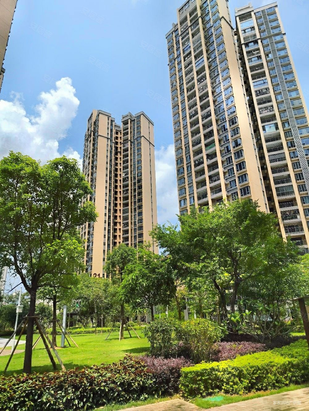 保华铂郡花园毛坯三房两卫朝南看花园