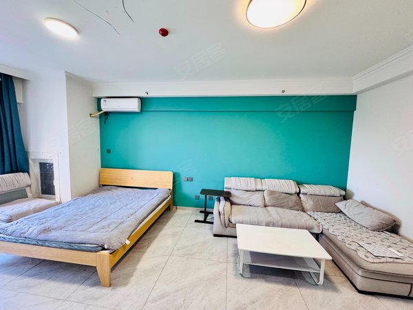 大连开发区万达广场万达广场(金州)万达广场 精装修一室大户型可押一付一家具家电齐全近比优特超市出租房源真实图片