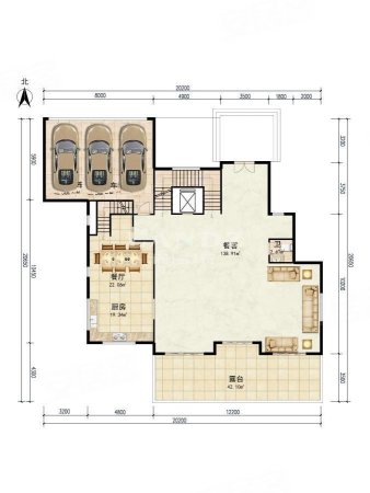 丽宫别墅5室3厅8卫1057㎡南7899万