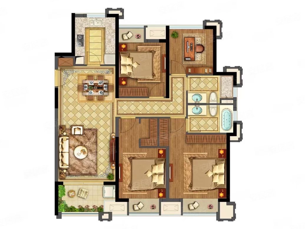 实地玫瑰庄园三期