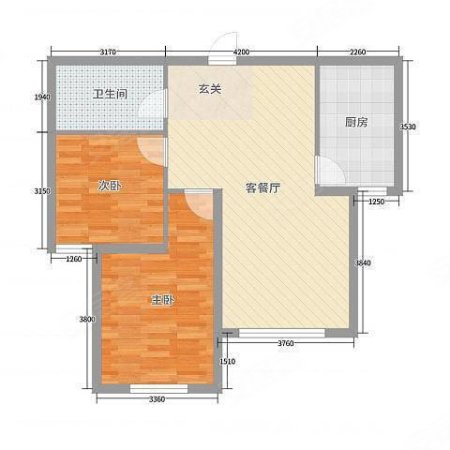 居安园2室1厅1卫60㎡南北11.5万