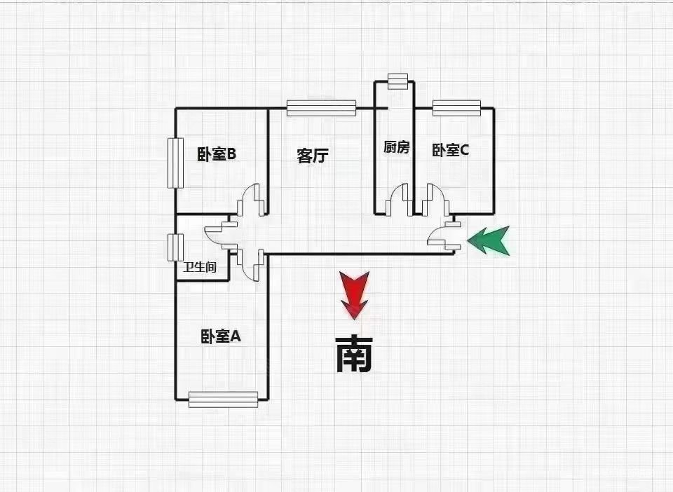 次渠锦园户型图图片