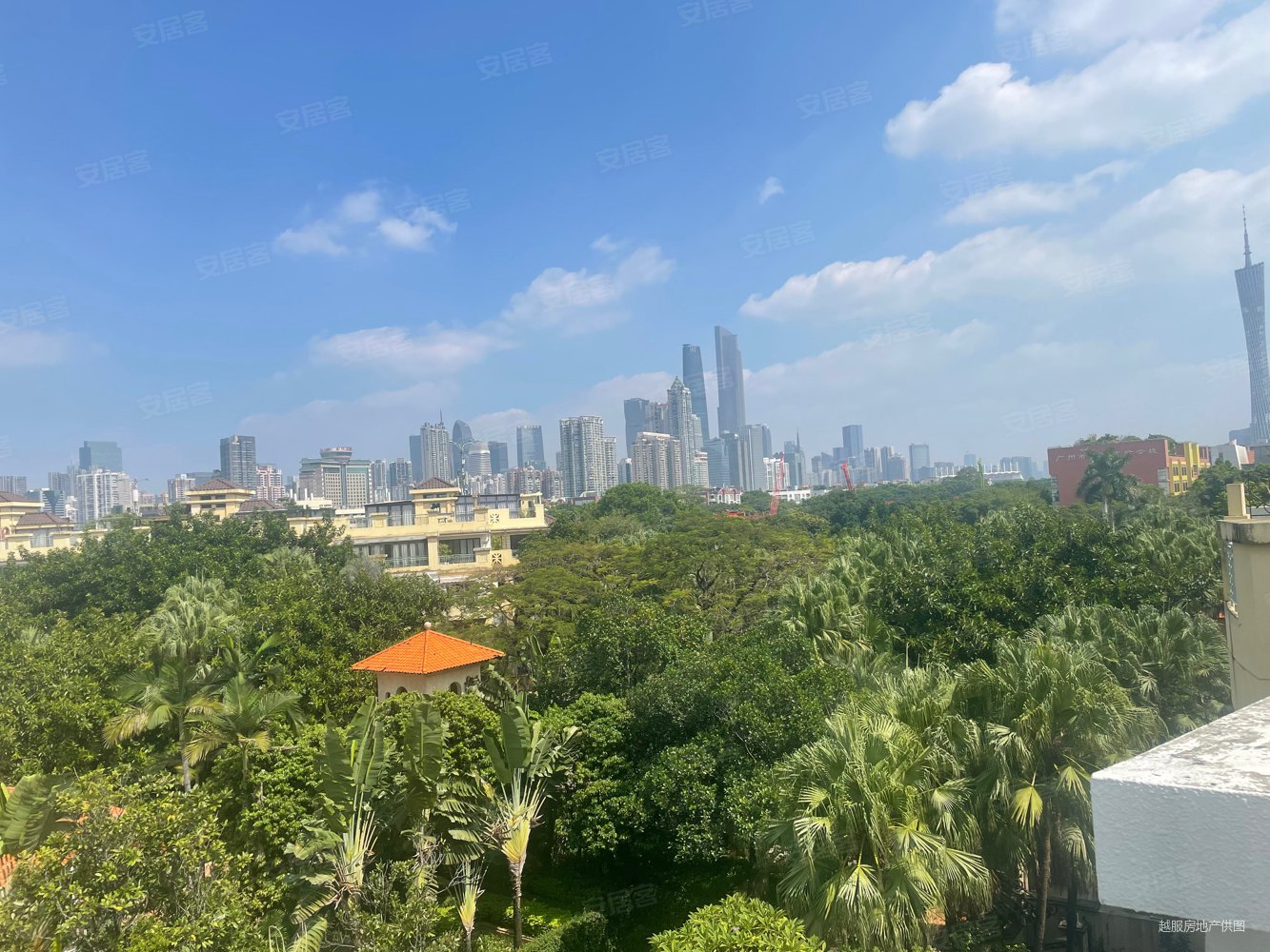 越秀服务二沙岛棕榈园低密度安静洋房渡假式享受