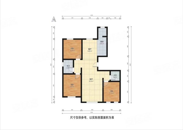 融创半湾半岛3室2厅1卫137.78㎡南340万