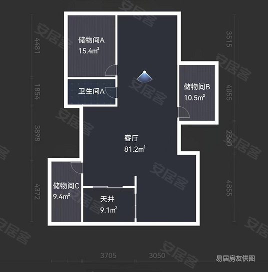 中信泰富朱家角新城雅苑(公寓住宅)5室3厅3卫244.03㎡南北518万