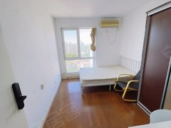 北京朝阳望京望京地铁站 次卧室落地窗 慧谷时空出租房源真实图片