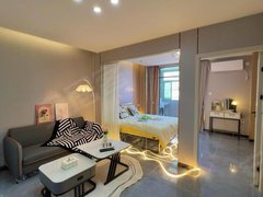 百色右江恒基广场南大茶博城旁精装一房一厅出租，配置齐全方便停车。煤气做饭出租房源真实图片