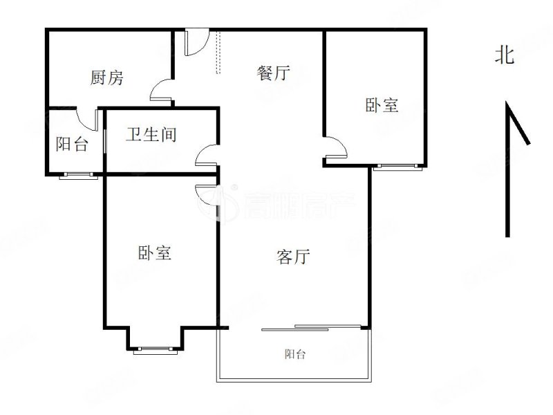 特房黎安小镇(二期)2室2厅1卫88.08㎡东南145万