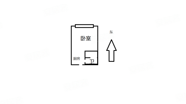 银湾国际广场1室0厅1卫32.35㎡东17万