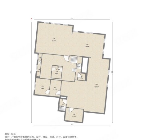 优山美地(A区)5室3厅5卫777.62㎡南北6000万