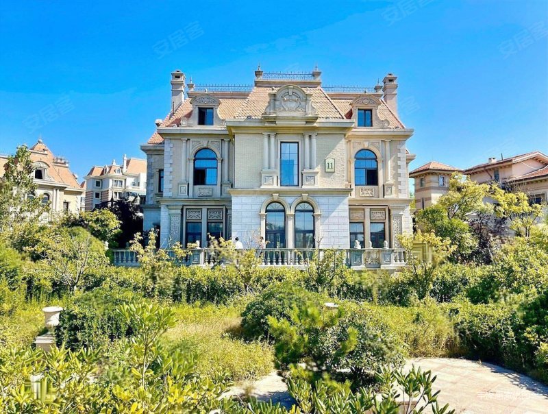 青岛西海岸 石油大学旁一线海景大独栋 2500平庭院,康大山语海(别墅)