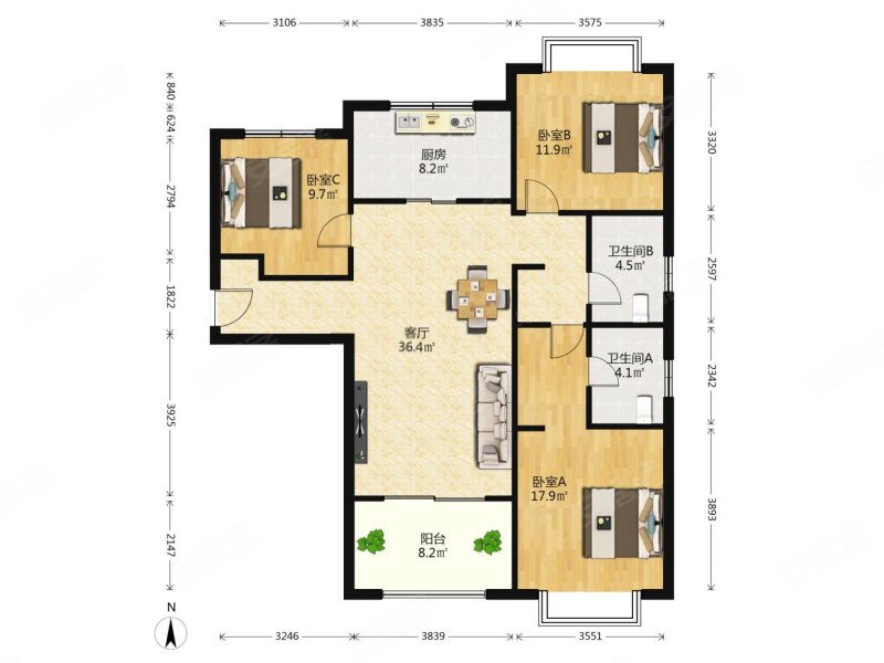 南京房产网>南京二手房>建邺二手房>奥体二手房>华新城璟园>800_600