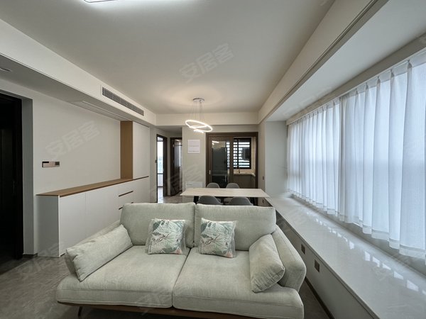 金华金东多湖江秀花园万达商圈，阅云台现代风三室，大横厅，光南中学旁，拎包入住出租房源真实图片