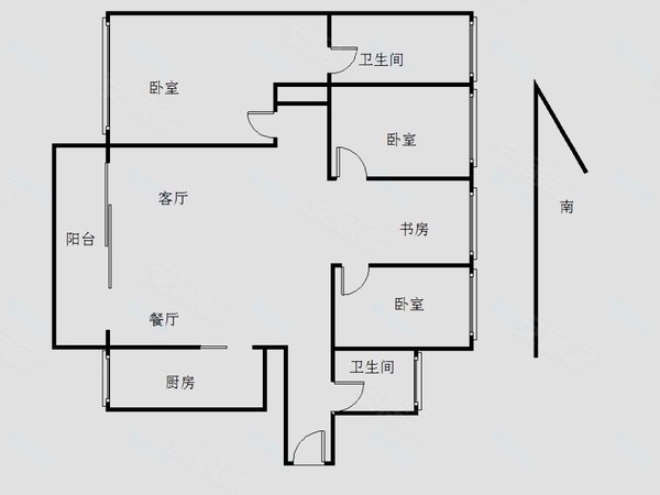 深圳南山海上世界半山臻境前海半山豪宅 半山臻境3房2卫 东南向 带