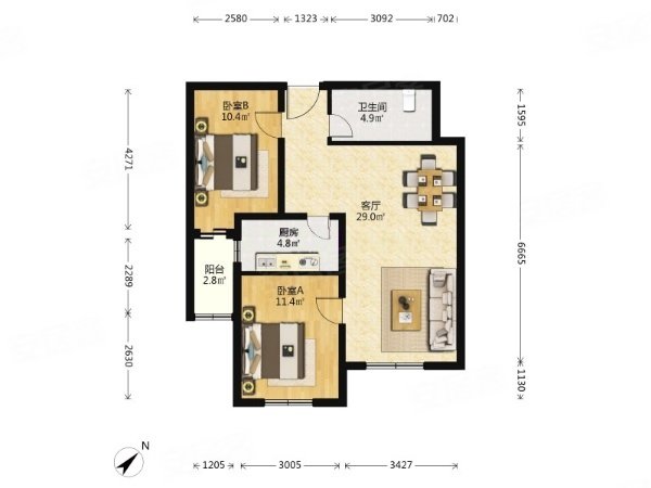 双合小区d区建工双合家园d区