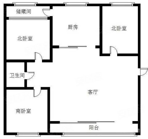 碧水园林4室2厅3卫235.25㎡南北155万