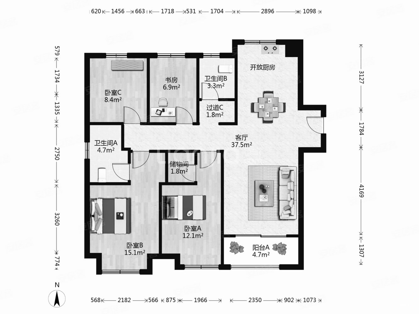 价格美丽,鑫控吴越学府二手房,210万,4室2厅,2卫,122平米-嘉兴安居客