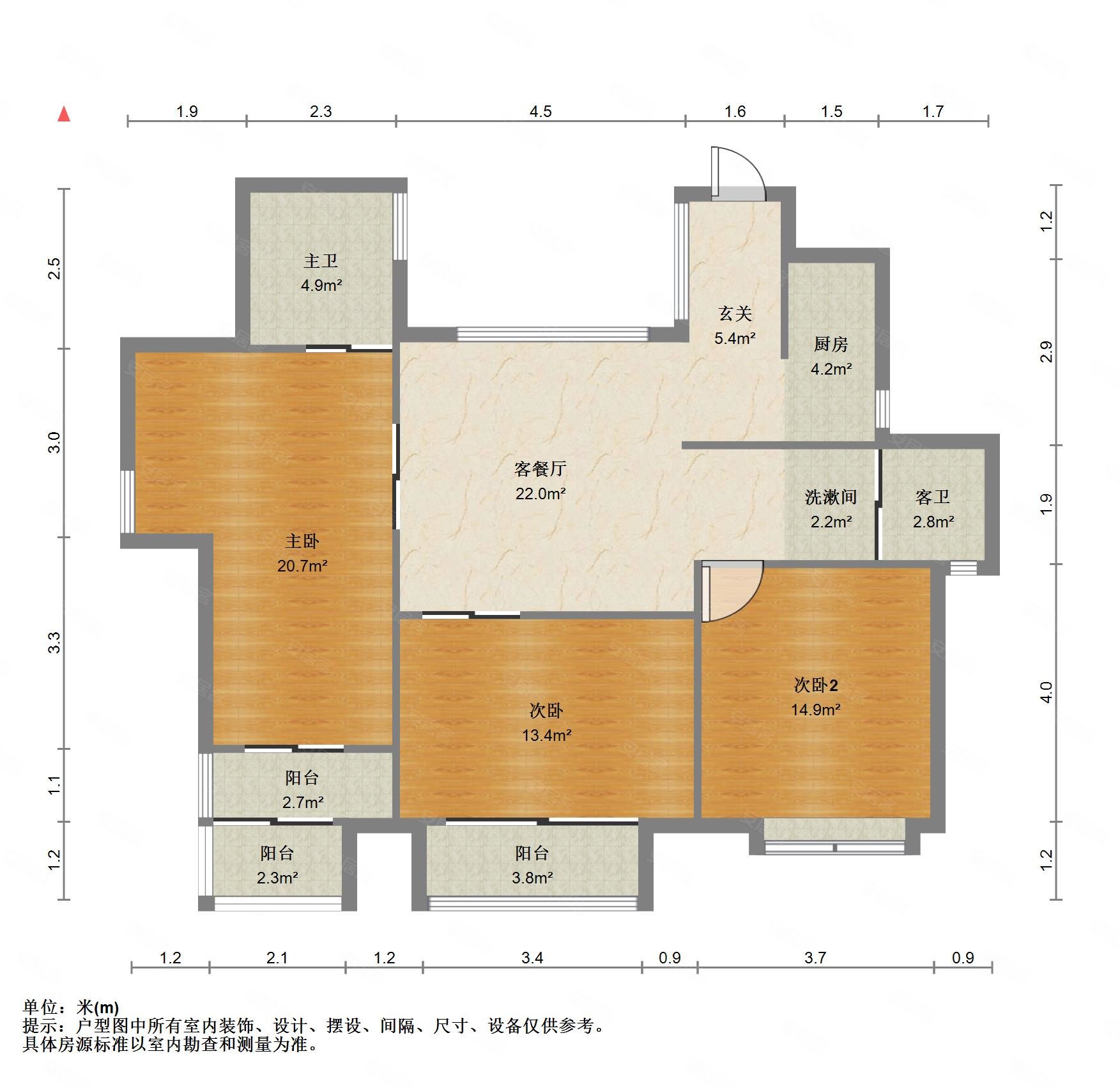 联泰香域水岸户型图图片