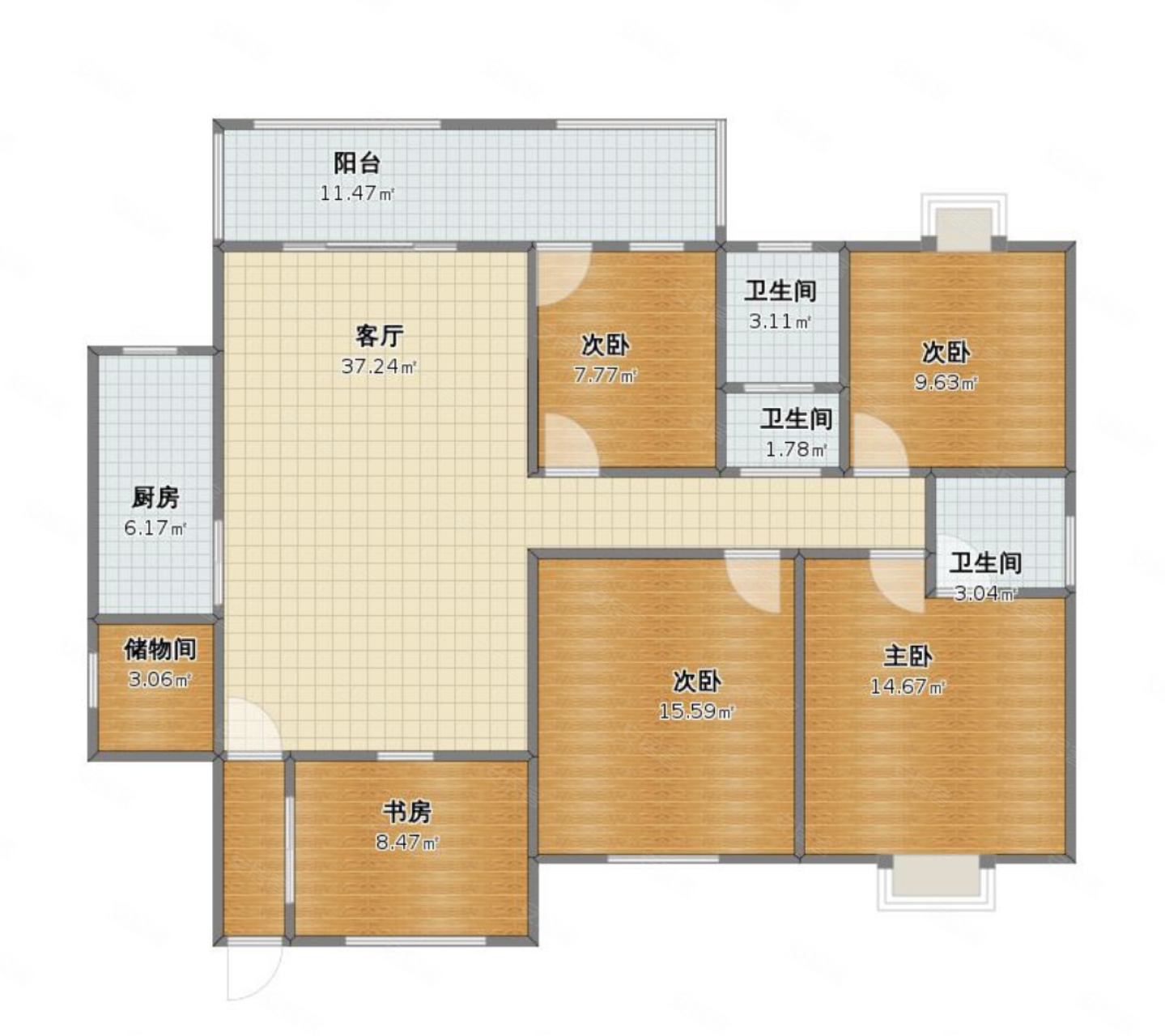 仙足岛生态住宅小区5室1厅1卫301㎡南北580万