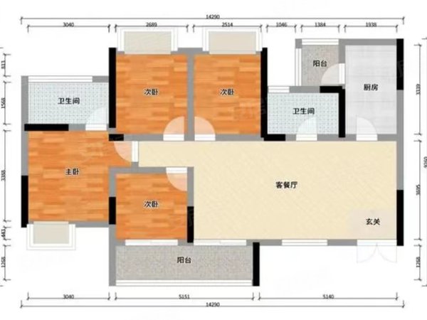 盛世名苑2期,四室二厅二卫,自住精装,包物业包车位