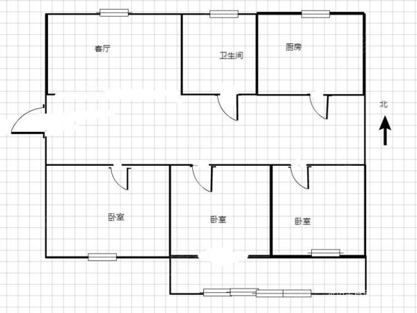 宝都馨园3室2厅1卫101㎡南北32万