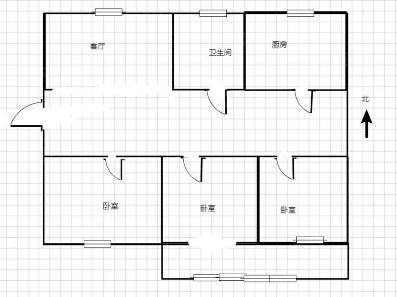 宝都馨园3室2厅1卫101㎡南北32万