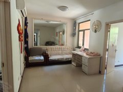 龙口南山丁冇街世纪花园三期70平一楼带院两室,家具家电齐全,拎包入住出租房源真实图片