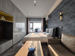 鹤壁淇滨朝歌里美巢国际大厦精装1室家具家电齐全朝向好出租房源真实图片