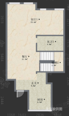 宫园巧筑(公寓住宅)3室2厅5卫171.7㎡南905万