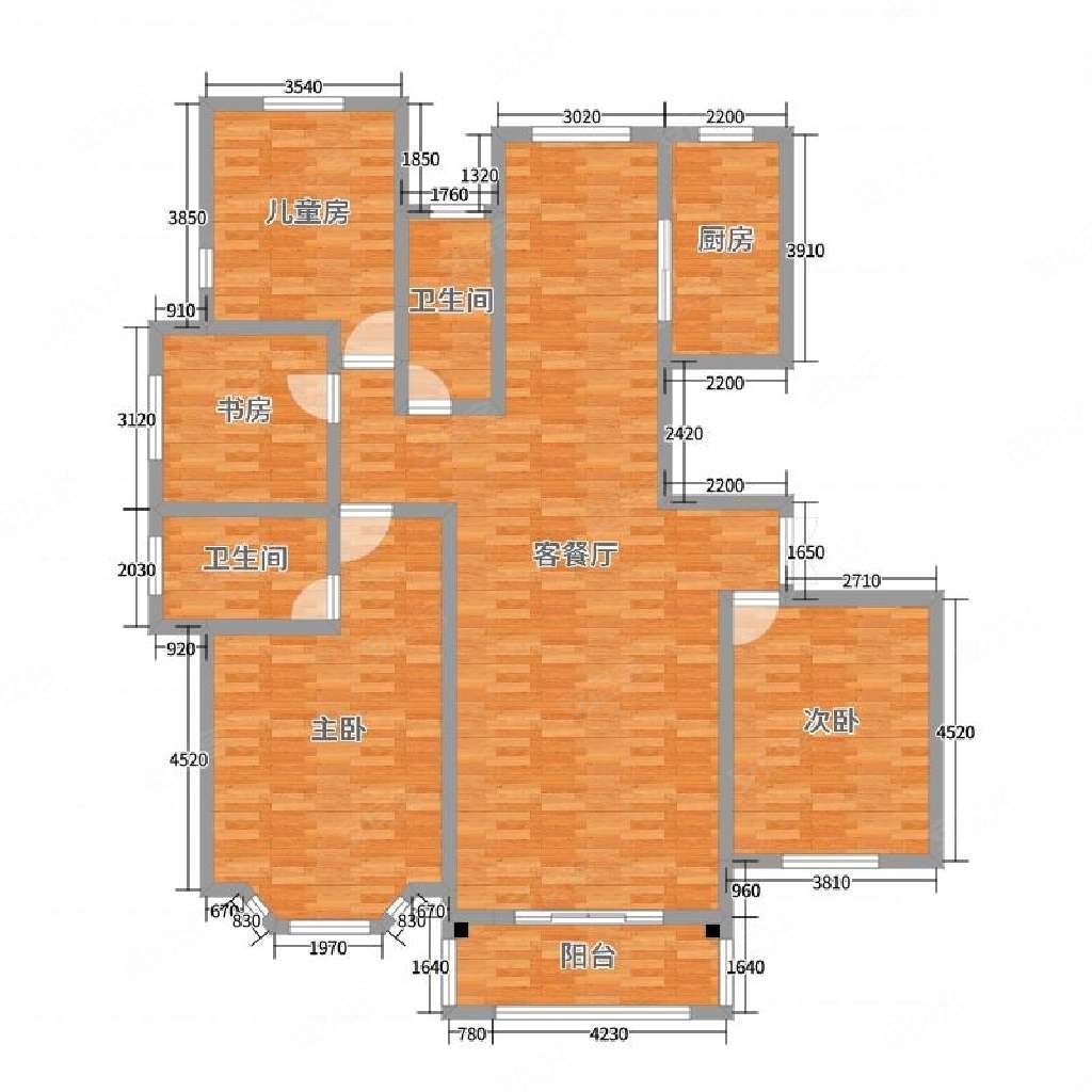 世袭领地圣兰菲诺洋房大四室有证可贷款 圣兰菲诺二手房 626万 4室2厅 2卫 199平米 临沂安居客