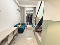 东莞南城体育路口坝头地铁口 温馨loft 看花园 拎包入住出租房源真实图片