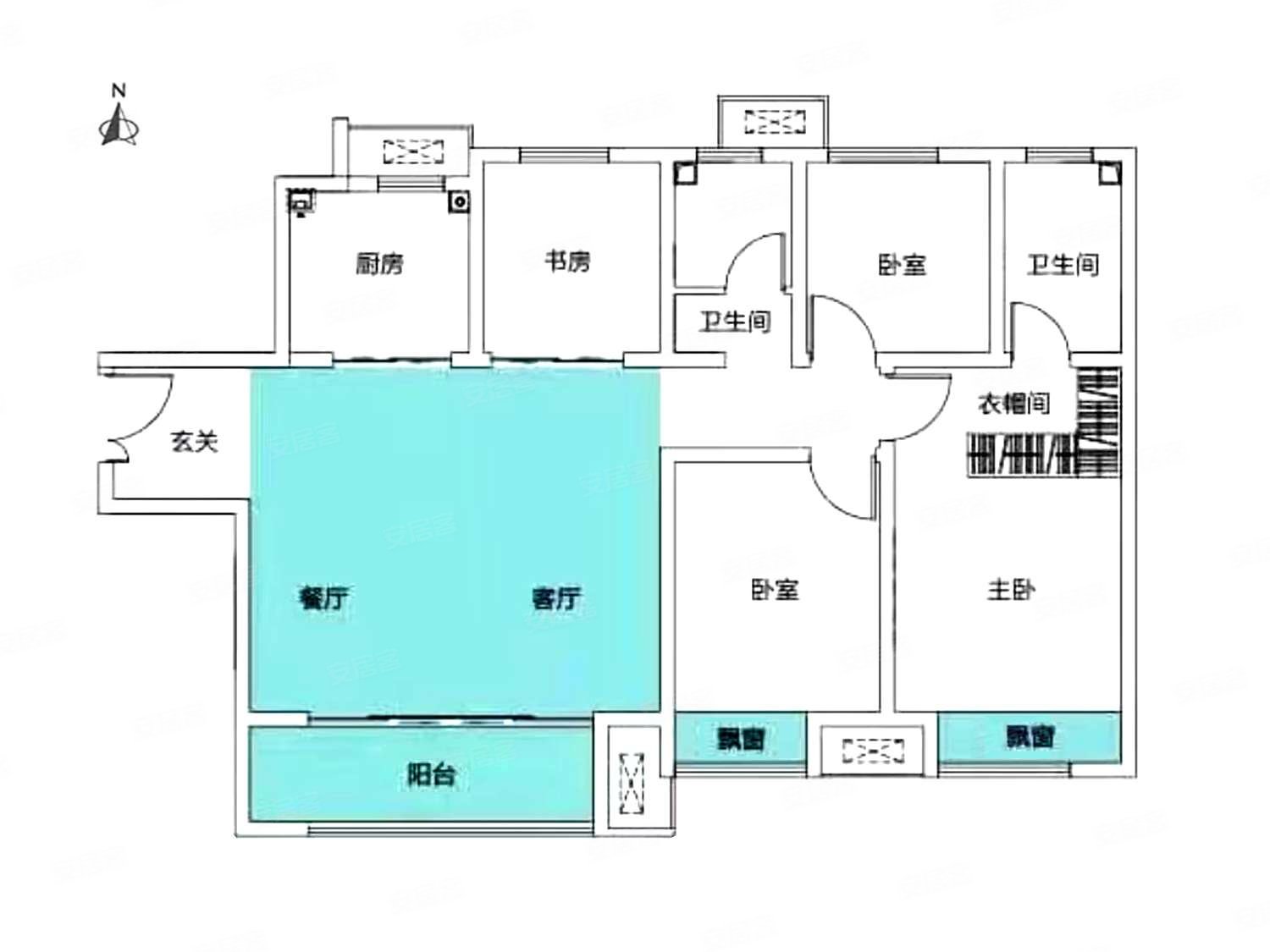 隨時看房,建業龍城東望二手房,132萬,4室2廳,2衛,137平米-洛陽安居客