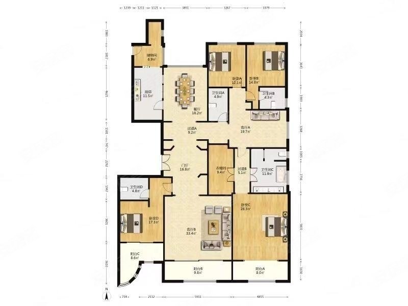 中海紫御豪庭一二期公寓住宅