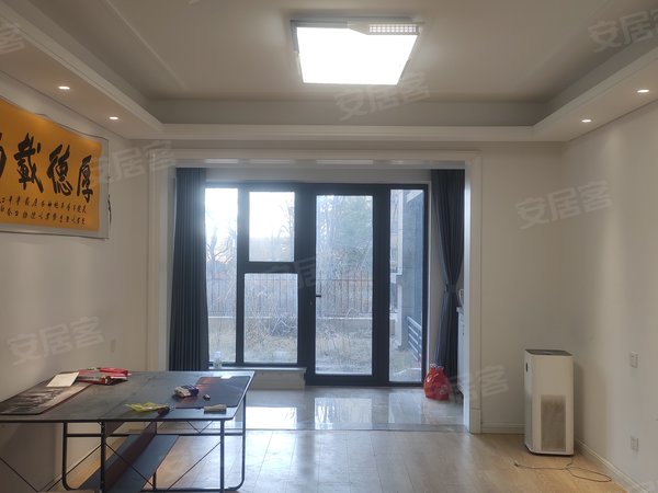 【多图】鲁昊棠琳湾(一期),流亭租房,带40平南向院子,106平精装套三