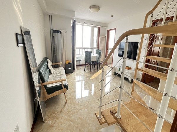 整租空港复式公寓精装两室 家电齐全 钥匙房,东丽租房-天津58安居客