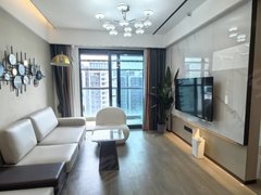 深圳宝安福永新上 会展湾东城 83平两房 带家私 看花园 随时入住出租房源真实图片